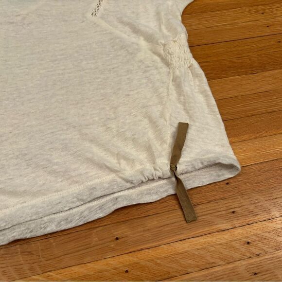 Sundance Grenada white oversized short sleeve top - Picture 5 of 7